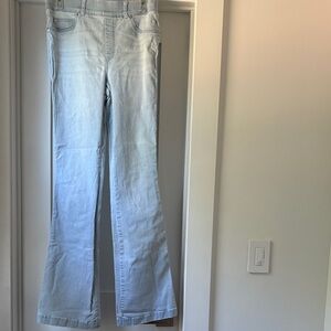 SPANX Light Wash Women's wide bottom Jeans Jeggings-